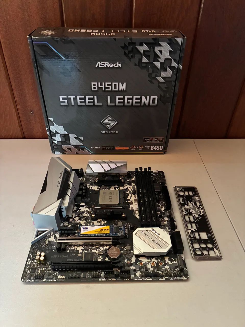 Placa Mãe B450m Steel Legend (Bios atualizada) - Foto 2