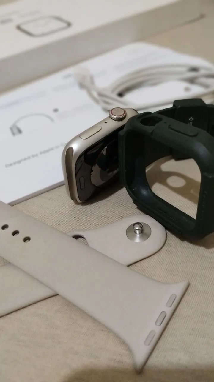 Smartwatch Apple Celular e GPS 45mm série 7  - Foto 4
