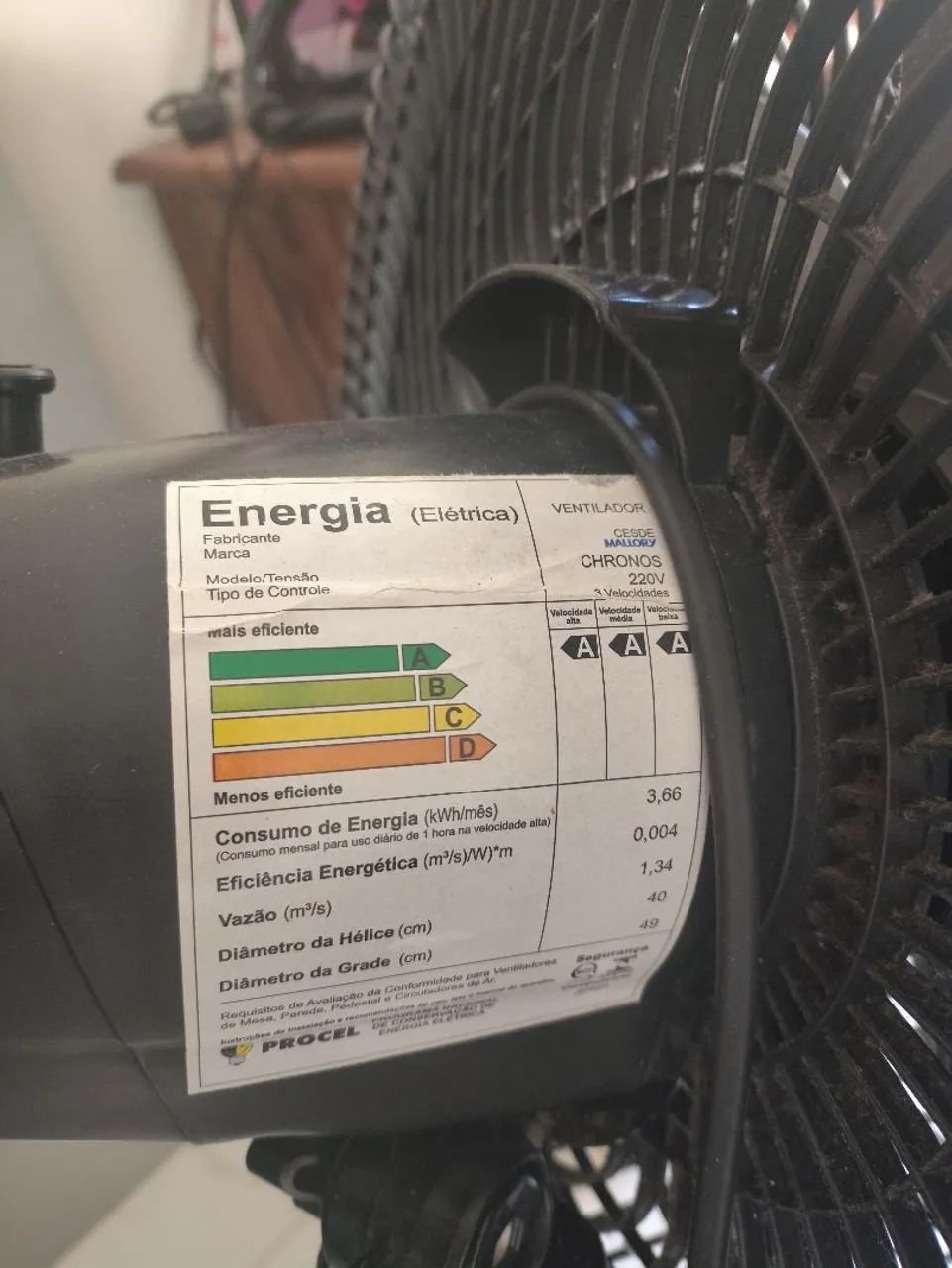 Ventilador Mallory com defeito  - Foto 4
