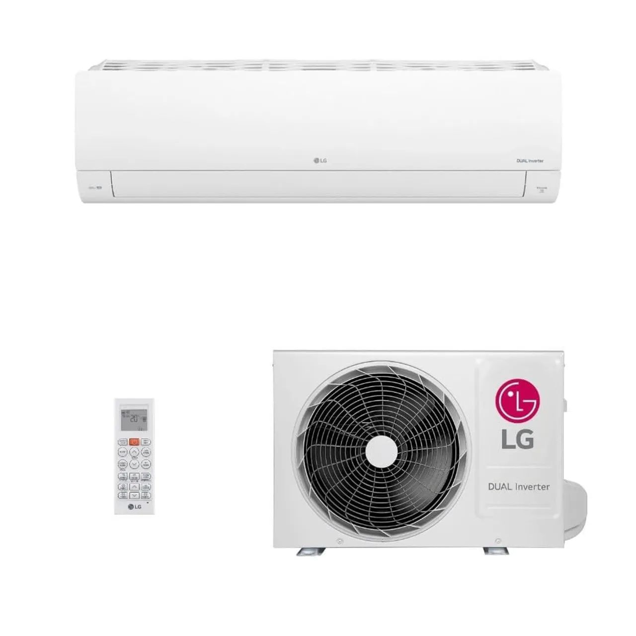 Ar condicionado LG AI Dual Inverter Voice 9000 BTUs LACRADO