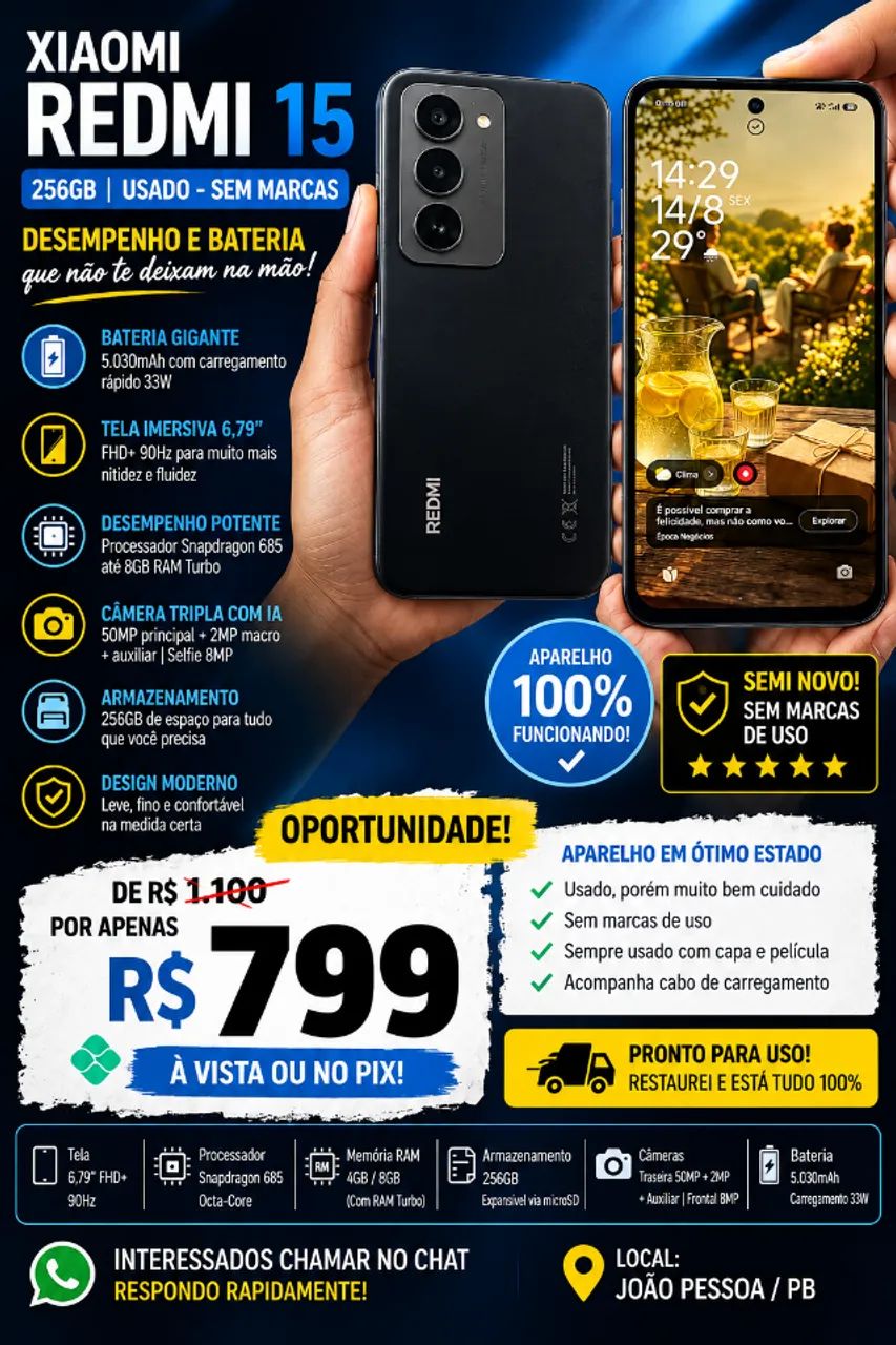 redmi 15 256gb
