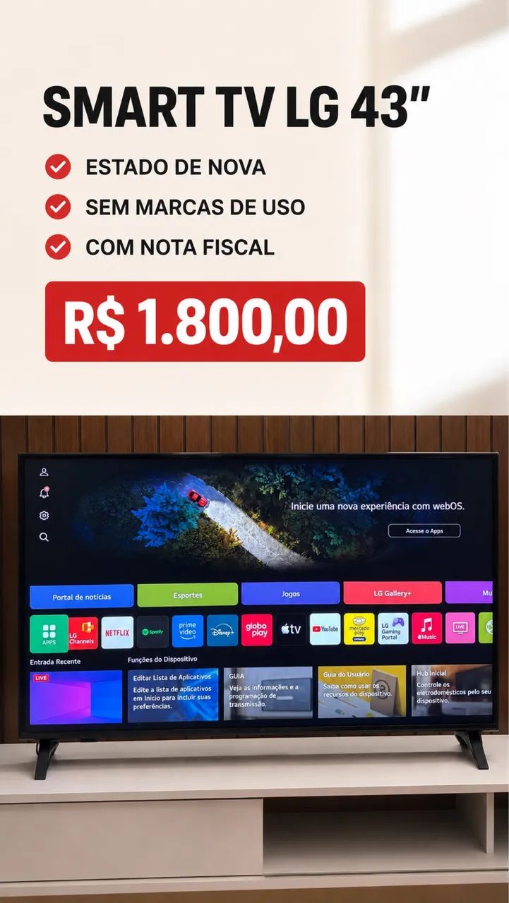 Smart TV 4K LG 43
