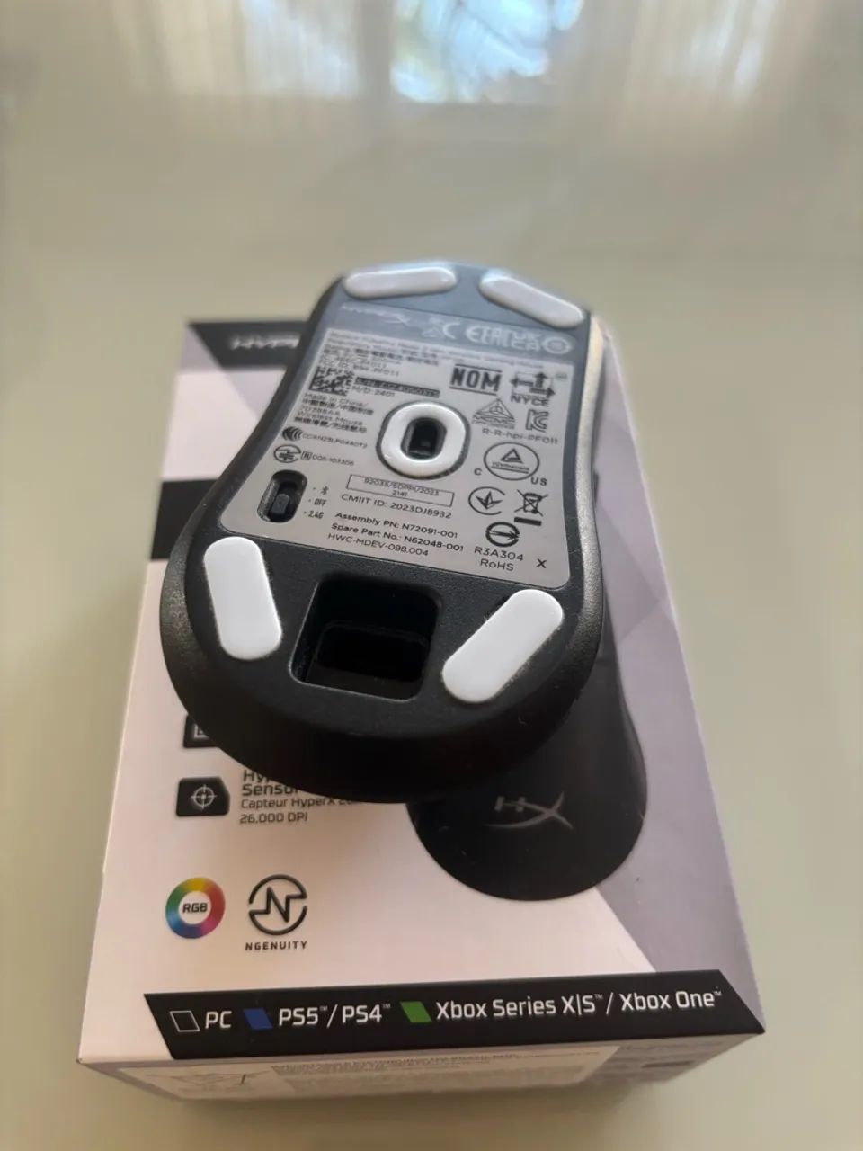 Mouse HyperX Pulsefire haste 2 Mini Sem fio - Foto 2