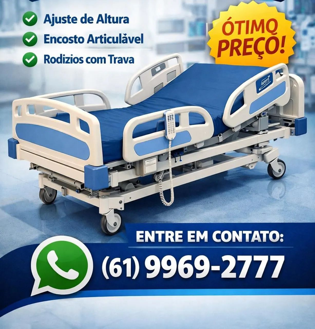 Cama Hospitalar - Venda! - Foto 2