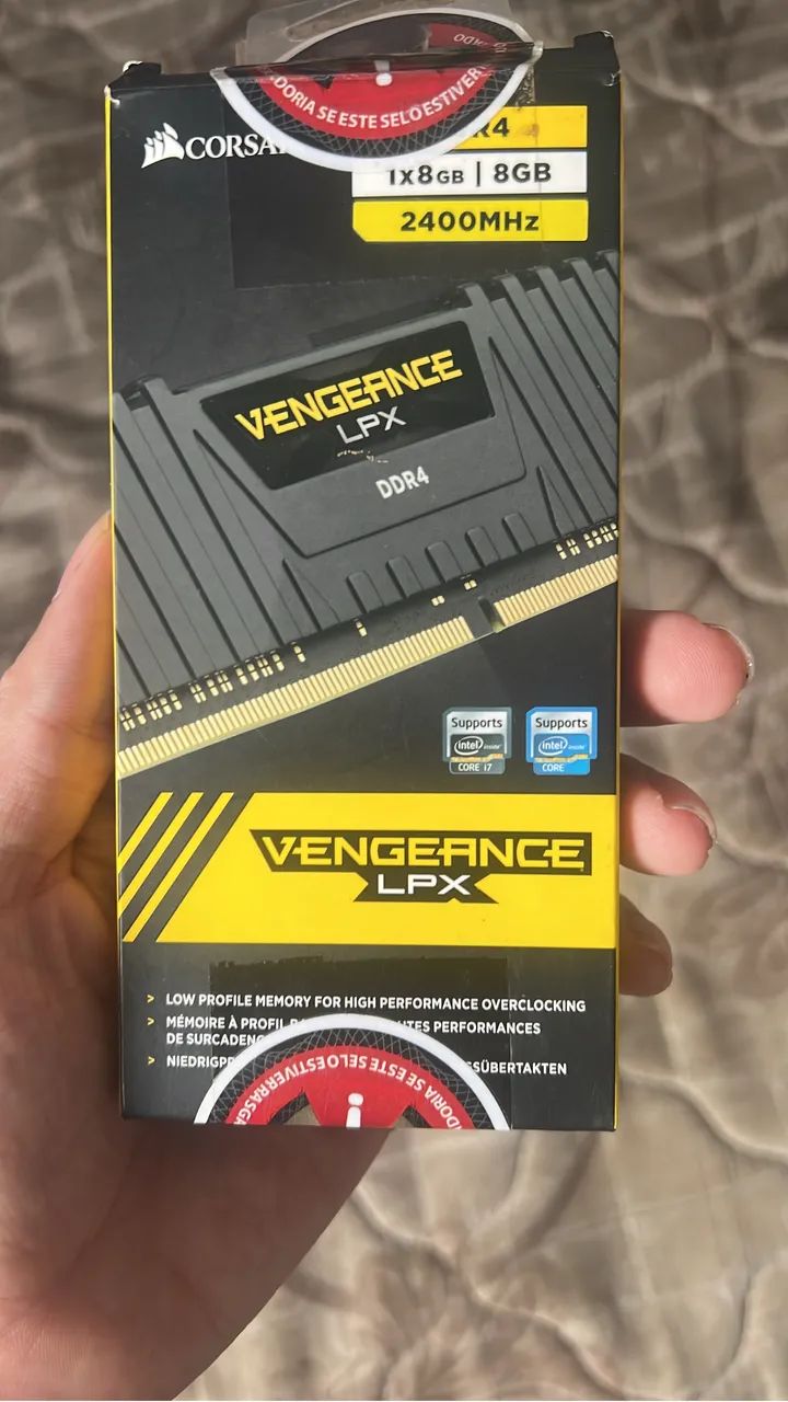 Memória ram ddr4 8GB 2400mhz