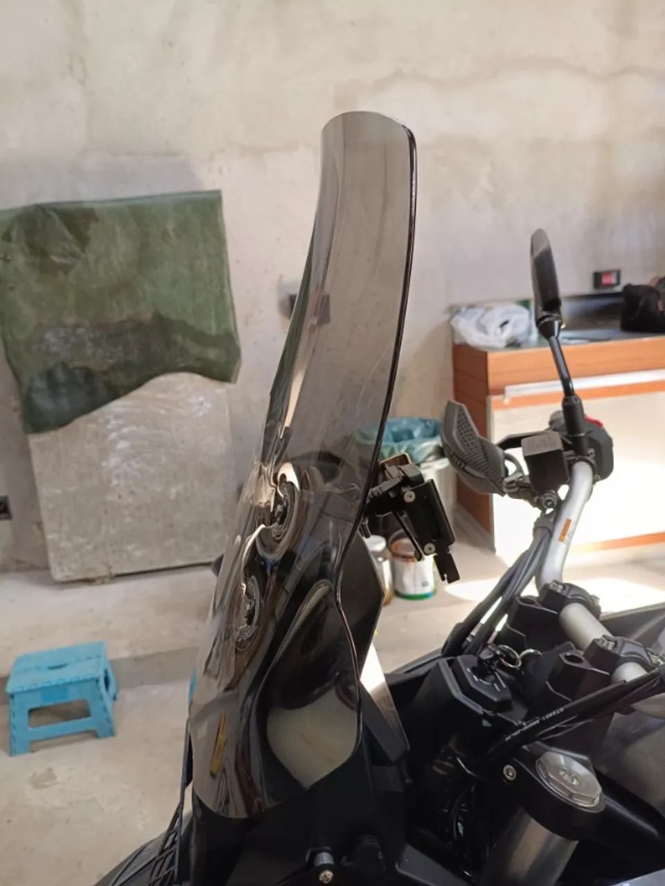 Bolha Alta 46cm Vstrom 800 Fumê. - Foto 8