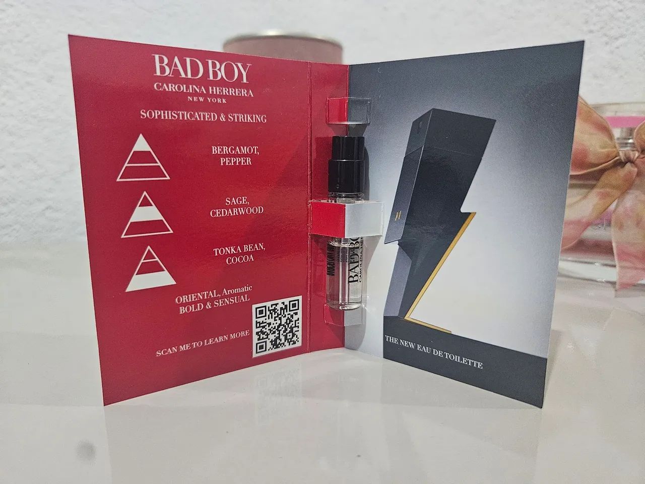 Bad boy edt carolina herrera 1.5ml - Foto 3