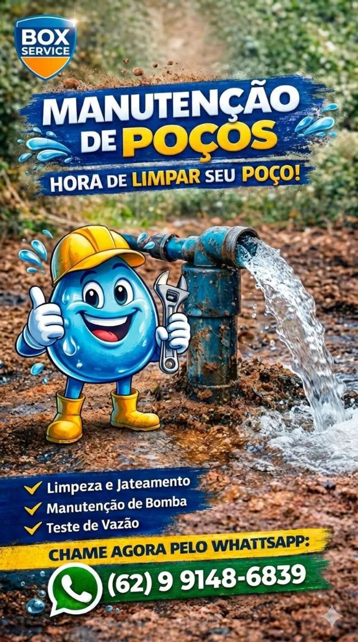 Limpeza manutenção mini poço