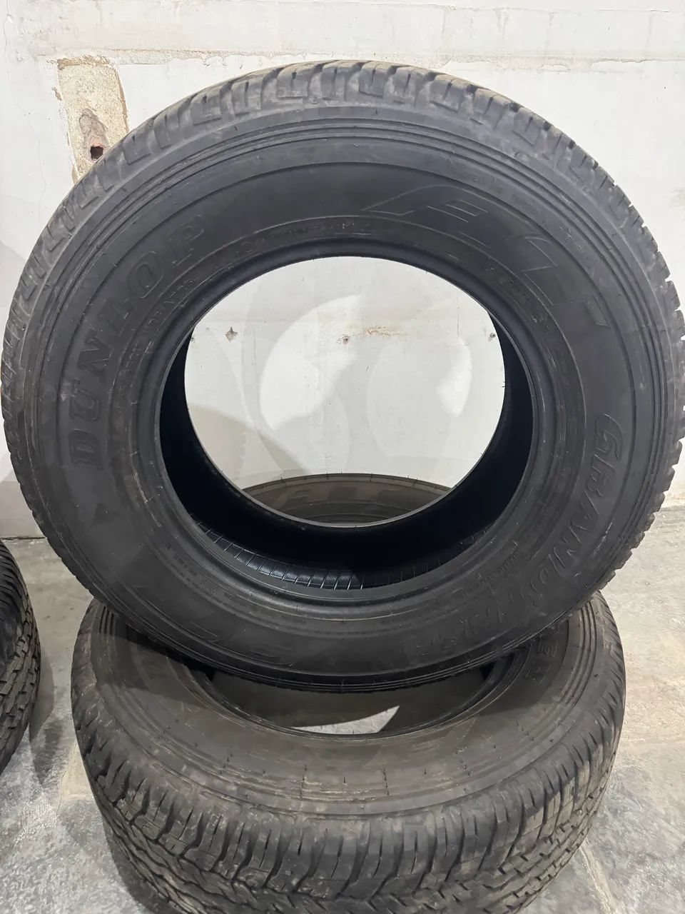 4 Pneus para caminhonete, DUNLOP 265/65 R17 AT - Foto 3