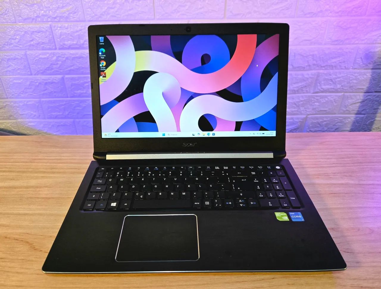 Notebook Acer, i7 8th, Nvidia MX130 2GB, SSD 512GB, 12GB RAM