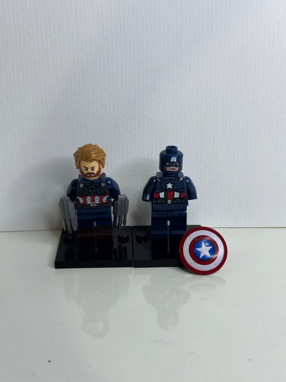 lote de lego capitão américa genéricos