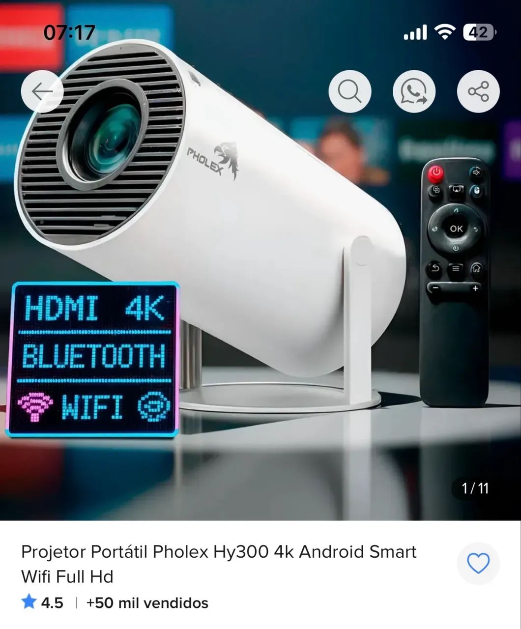 Mini projetor 