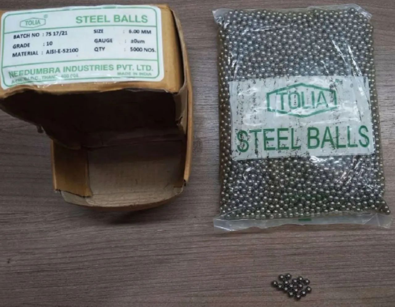 Esfera Aço Cromo 6 Mm Para Fuso - Alta Qualidade 1000 Peças - Foto 2