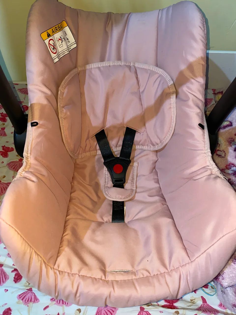 Bebê Conforto Galzerano Grid Rosa - Foto 2