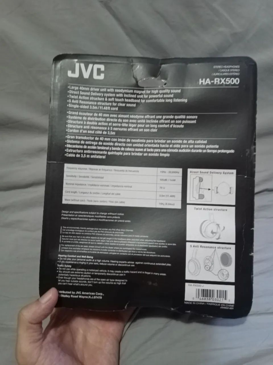 Headphone JVC HA-RX500 - Foto 3