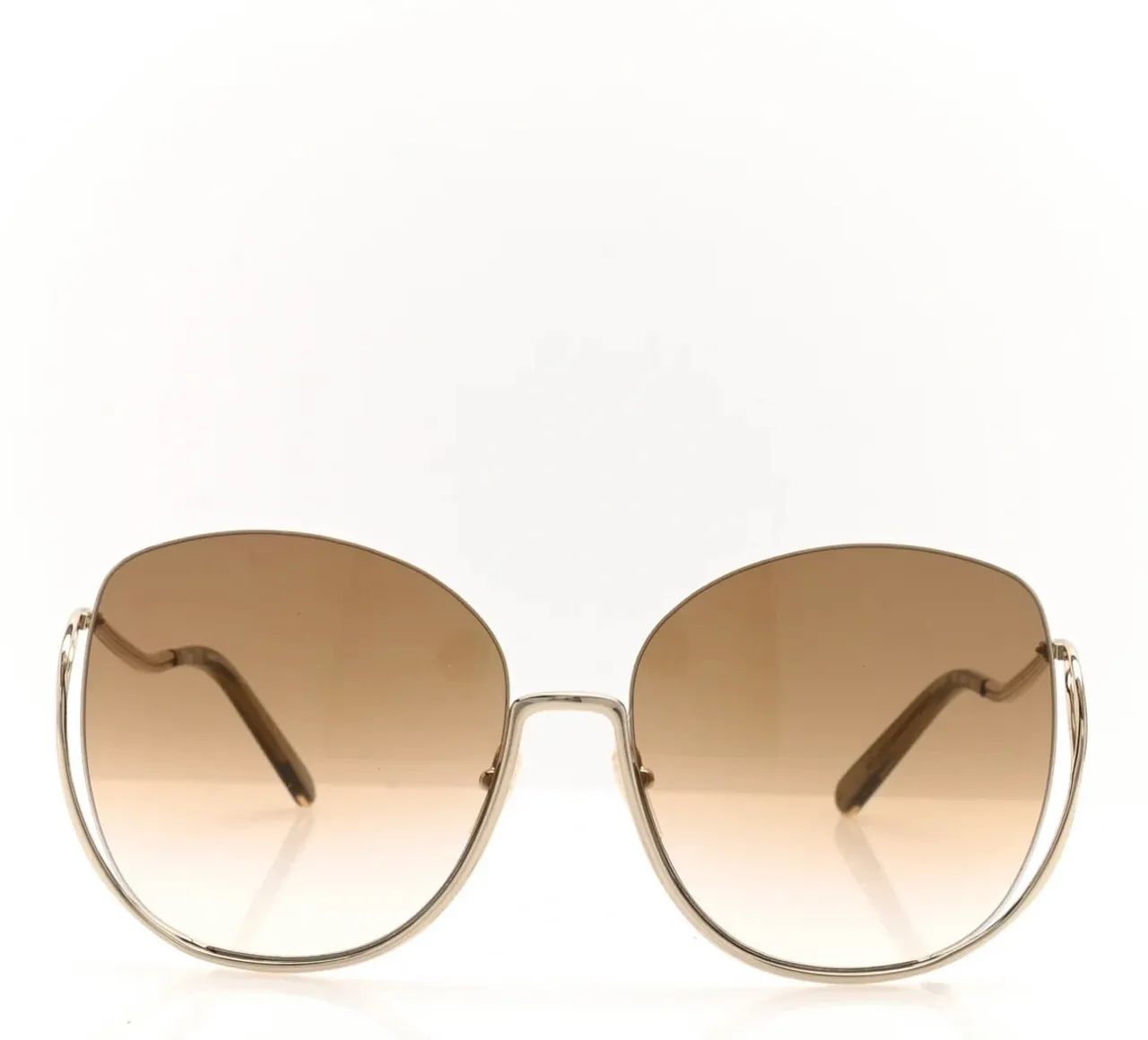 Auténtico de óculos de sol CHLOE Oversized Round Milla CE125S - Foto 2