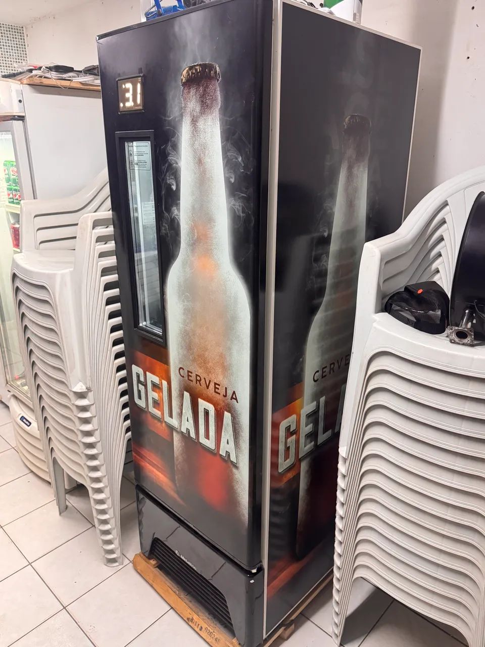 洋楽 LADY 14 Cervejeira Metalfrio Optima Frost Free 574 Litros - Geladeiras e