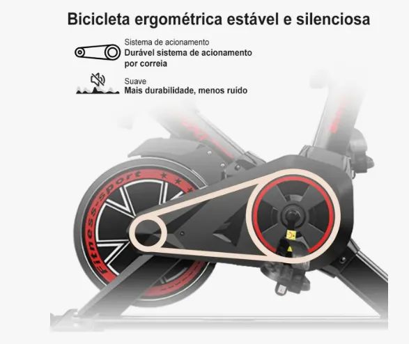 Bicicleta Ergométrica Bike  Spinning - Foto 4