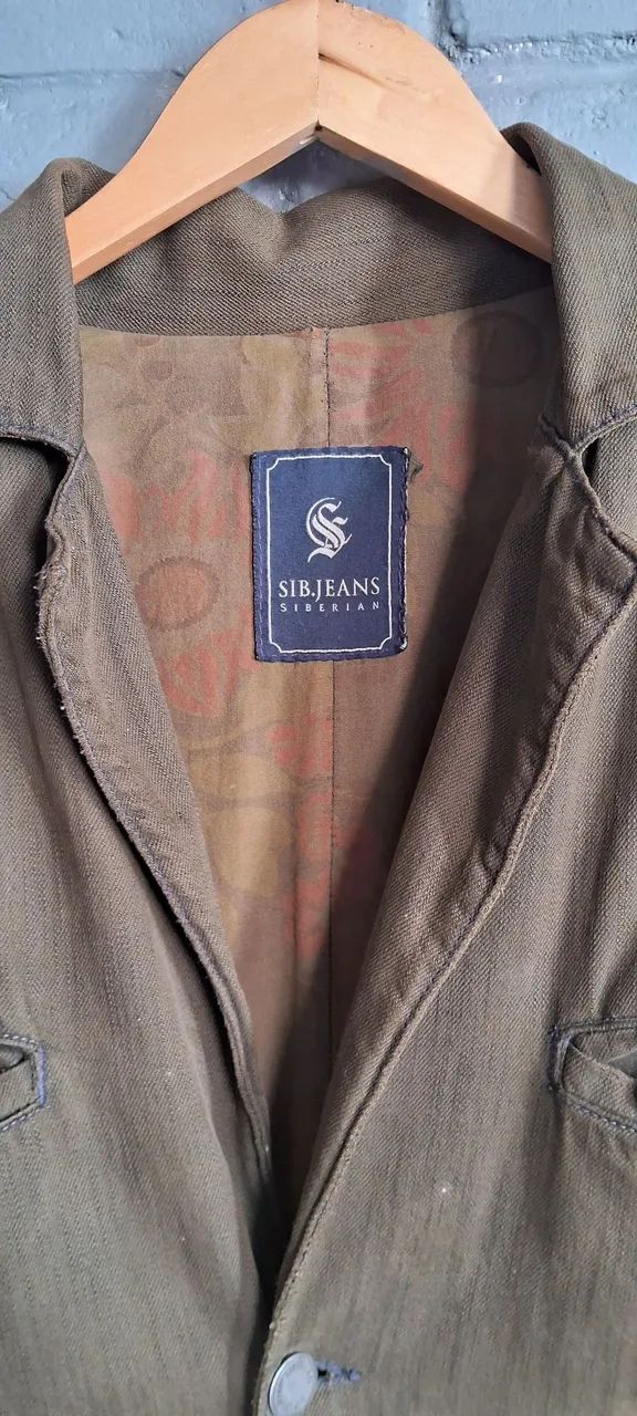 Blazer Jaquetão Jeans Verde P - Foto 2