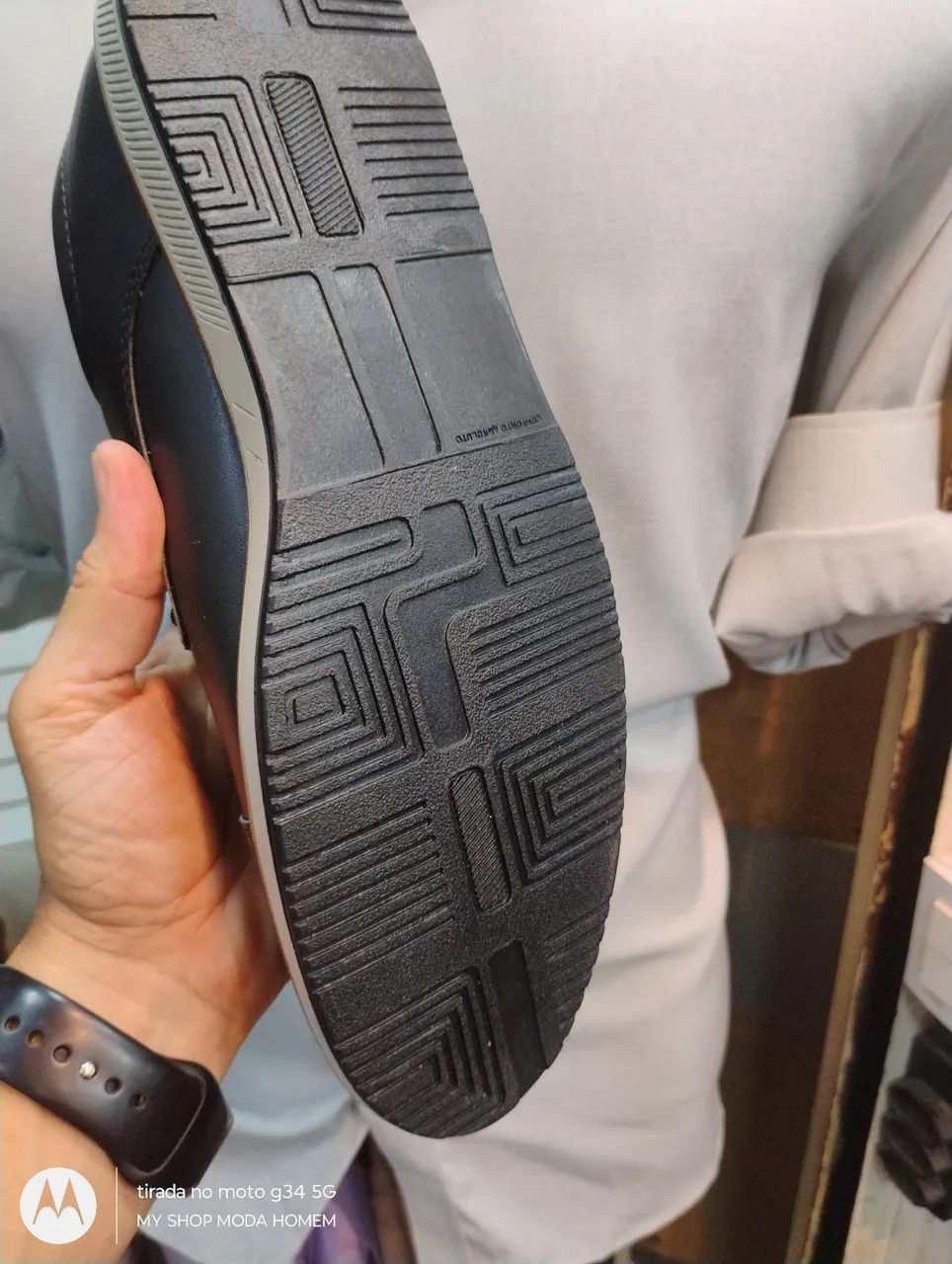 Sapato masculino cadarço solado antiderrapante promoção de 199, por 159,  contato pelo zap - Foto 5