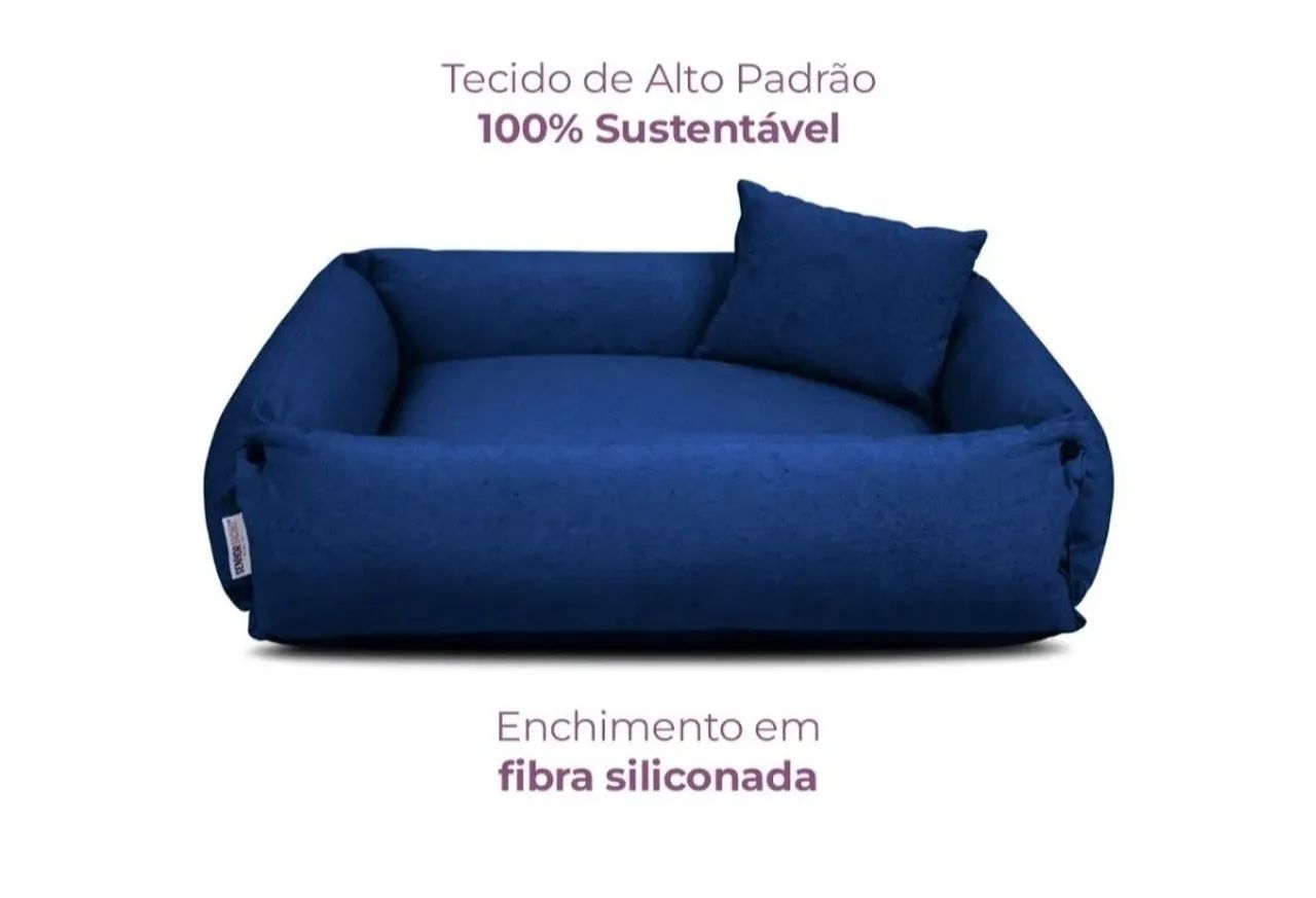 Cama de Cachorro dupla face - EGG azul - Foto 4