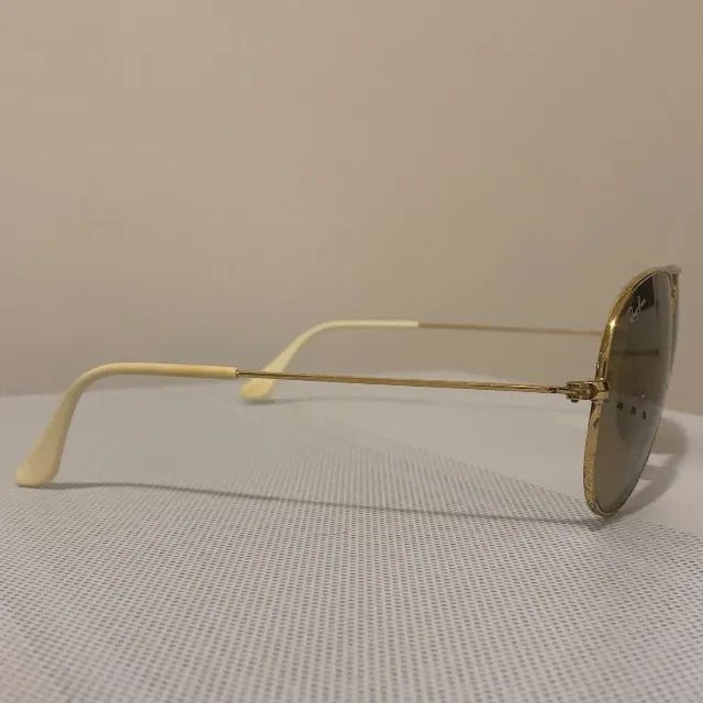 Óculos Ray-Ban Aviator Gold  - Foto 4