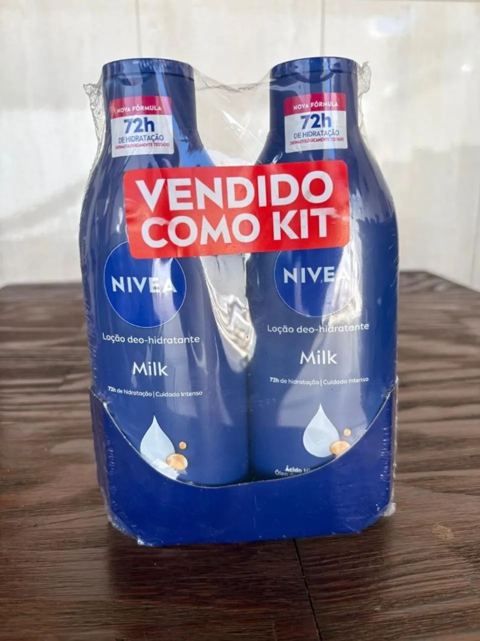 Kit Hidratante Corporal Pele Seca Nivea Milk 2 Unidades 400ml cada
