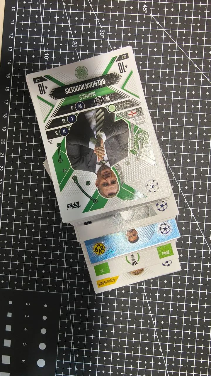 Lote Cards Match Attax 100 cards