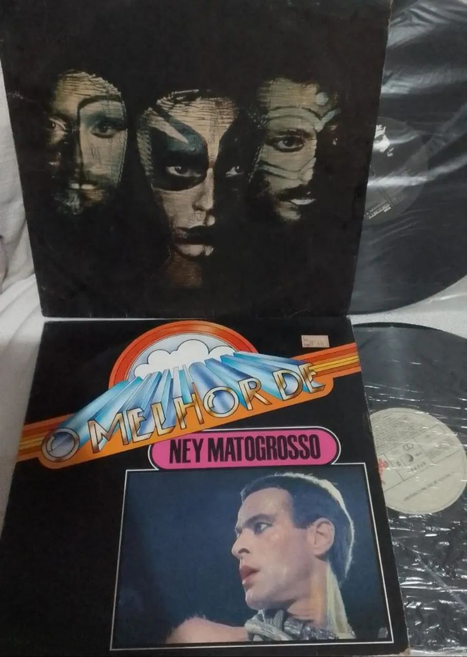 2 LPs Secos e Molhados e Ney Matogrosso 