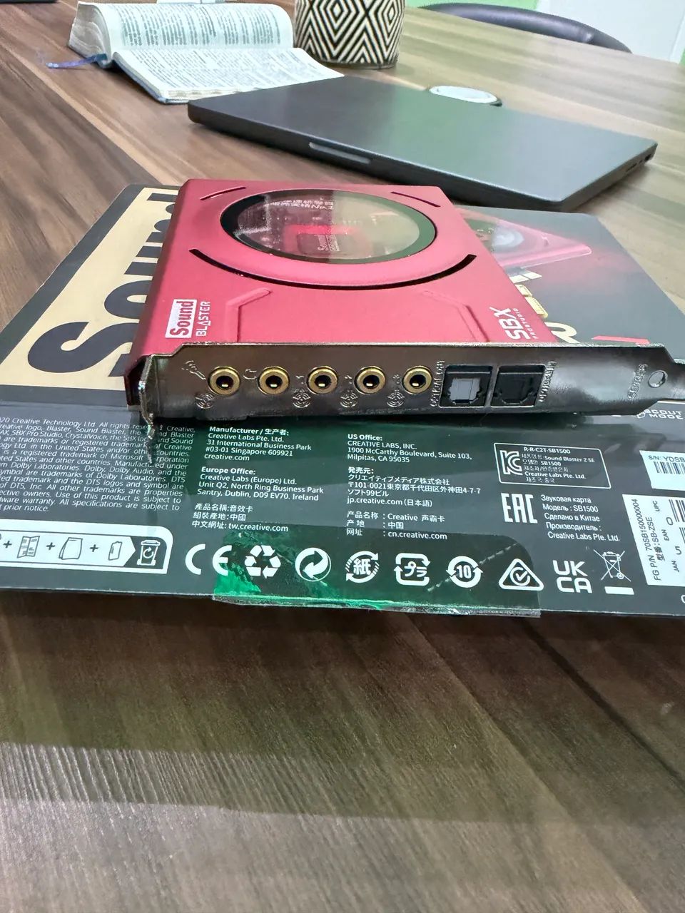 Placa de som profissional Dound Blaster Z Se  - Foto 3