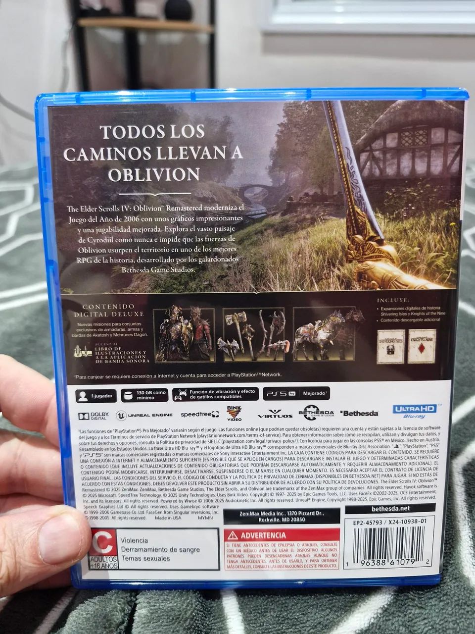 The Elder Scrolls IV Oblivion Remastered PS5 - Foto 2