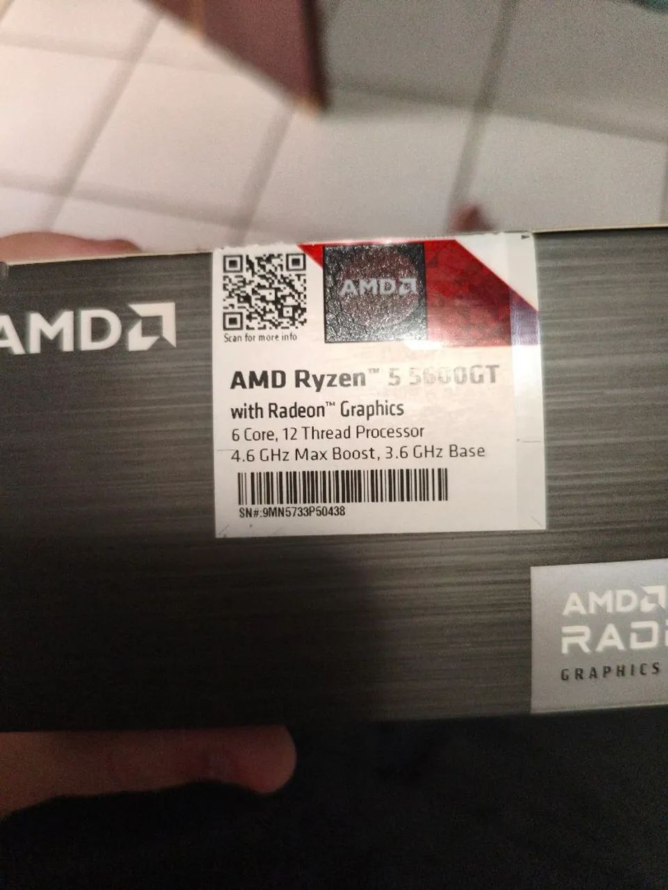Processador Ryzen 5 5600gt  - Foto 2