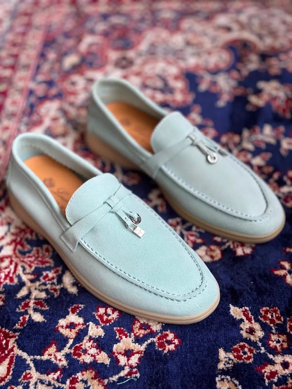 MOCASSIM LORO PIANA CINZA