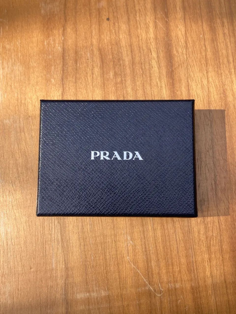 PRADA MILANO - Porta-Cartões em Couro Preto - Foto 3