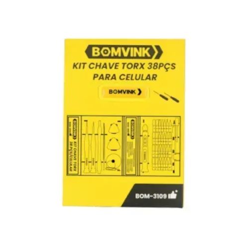 Kit de Chaves de Precisão para Celular Bomvink BOM-3109 38 Peças - WZetta - Foto 4