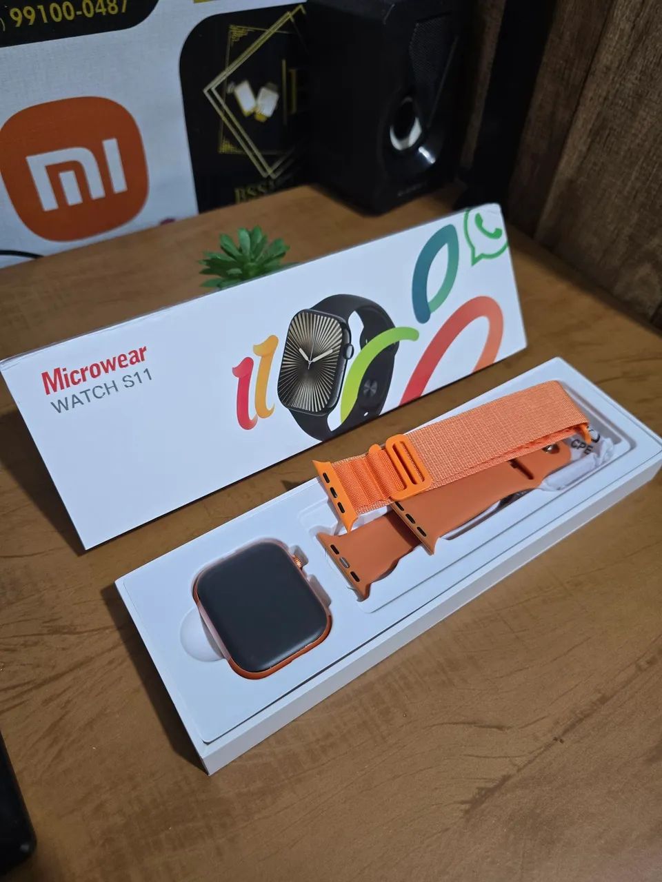 SmartWatch s11 laranja  - Foto 2