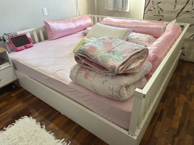 Cama 200x200 crianças com colchão  - Foto 4