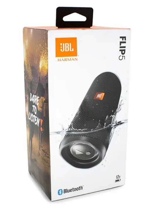 Caixa de Som JBL Flip 5 Preta - NOVO LACRADO - Aparelhos de Som