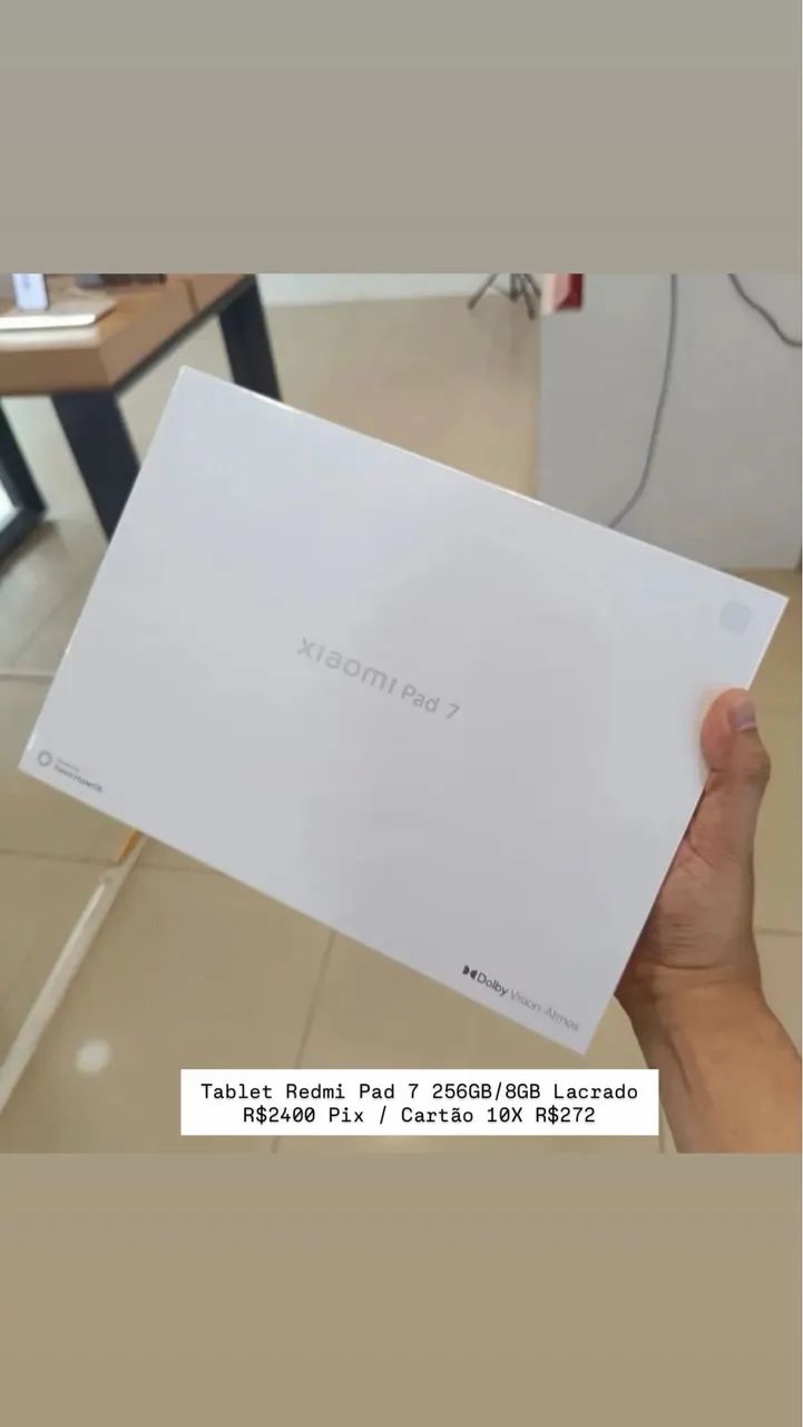 Tablet Xiaomi Pad 7 256GB Lacrado