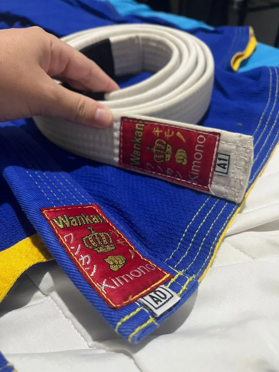Kimono Checkmat com faixa  - Foto 2