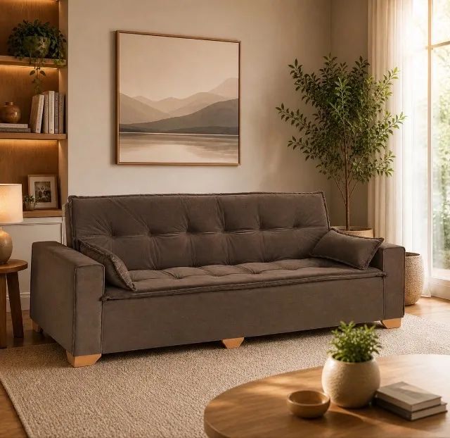 Sofá-Cama Verona Premium 2,18 m - Foto 2
