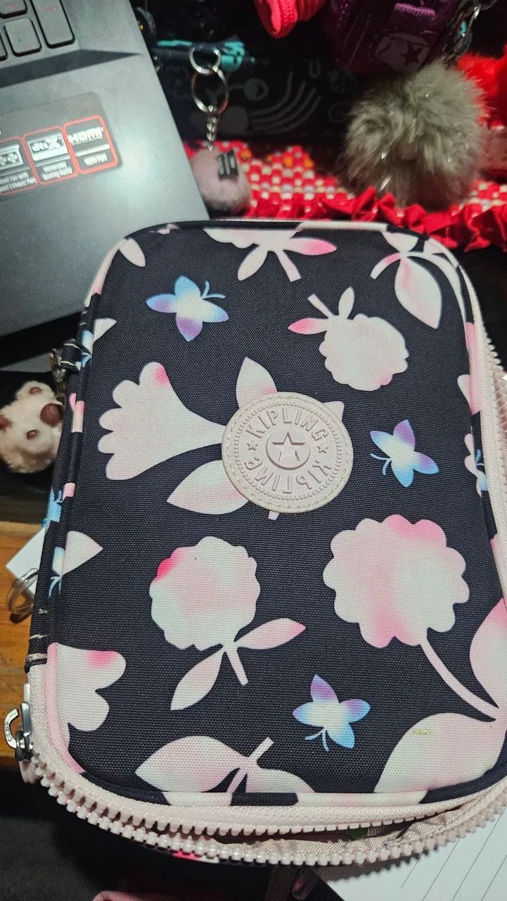 Estojo Kipling 100 pens original 