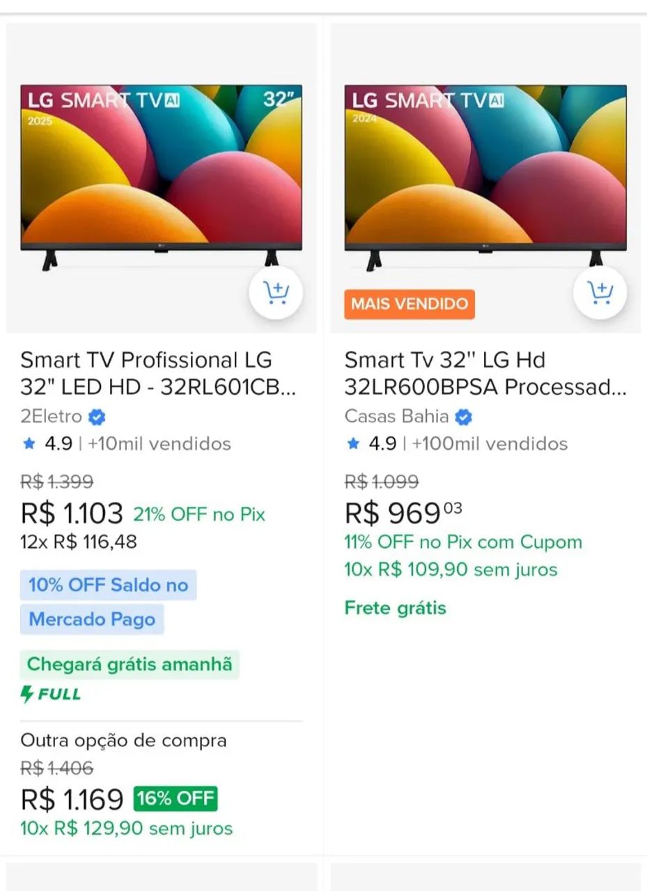 Smart TV LG 32Pol Nova!! - Foto 2