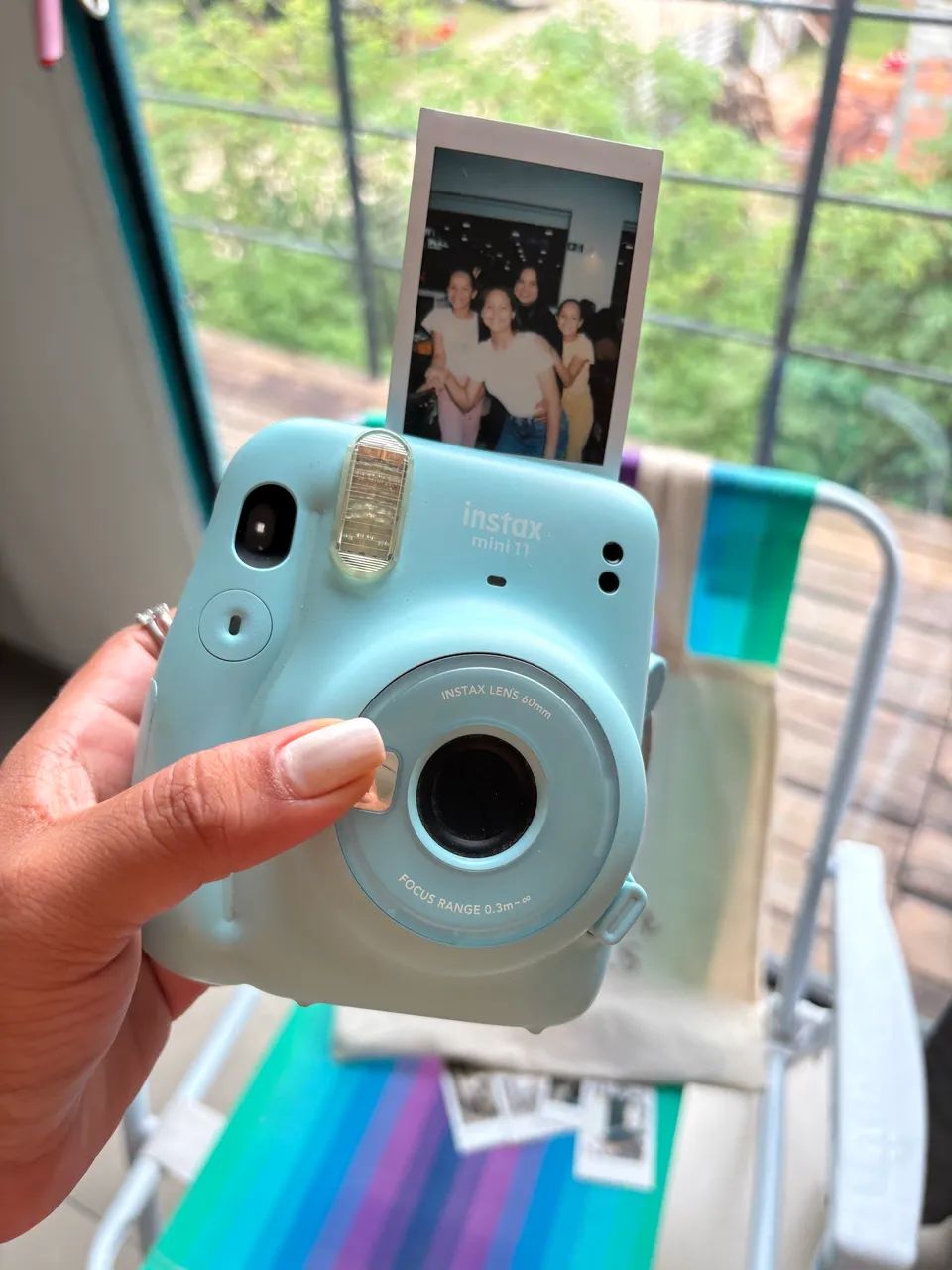 Câmera Fujifilm Instax Mini 11 blue - Somente Florianópolis  - Foto 2
