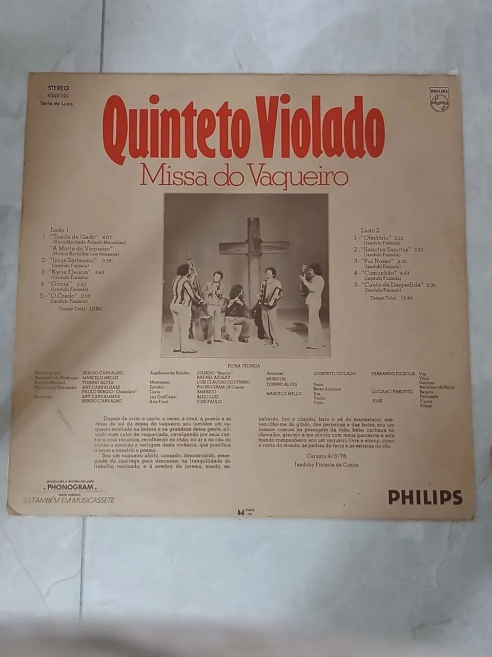 Coleção QUINTETO VIOLADO (3LP's) - Foto 4