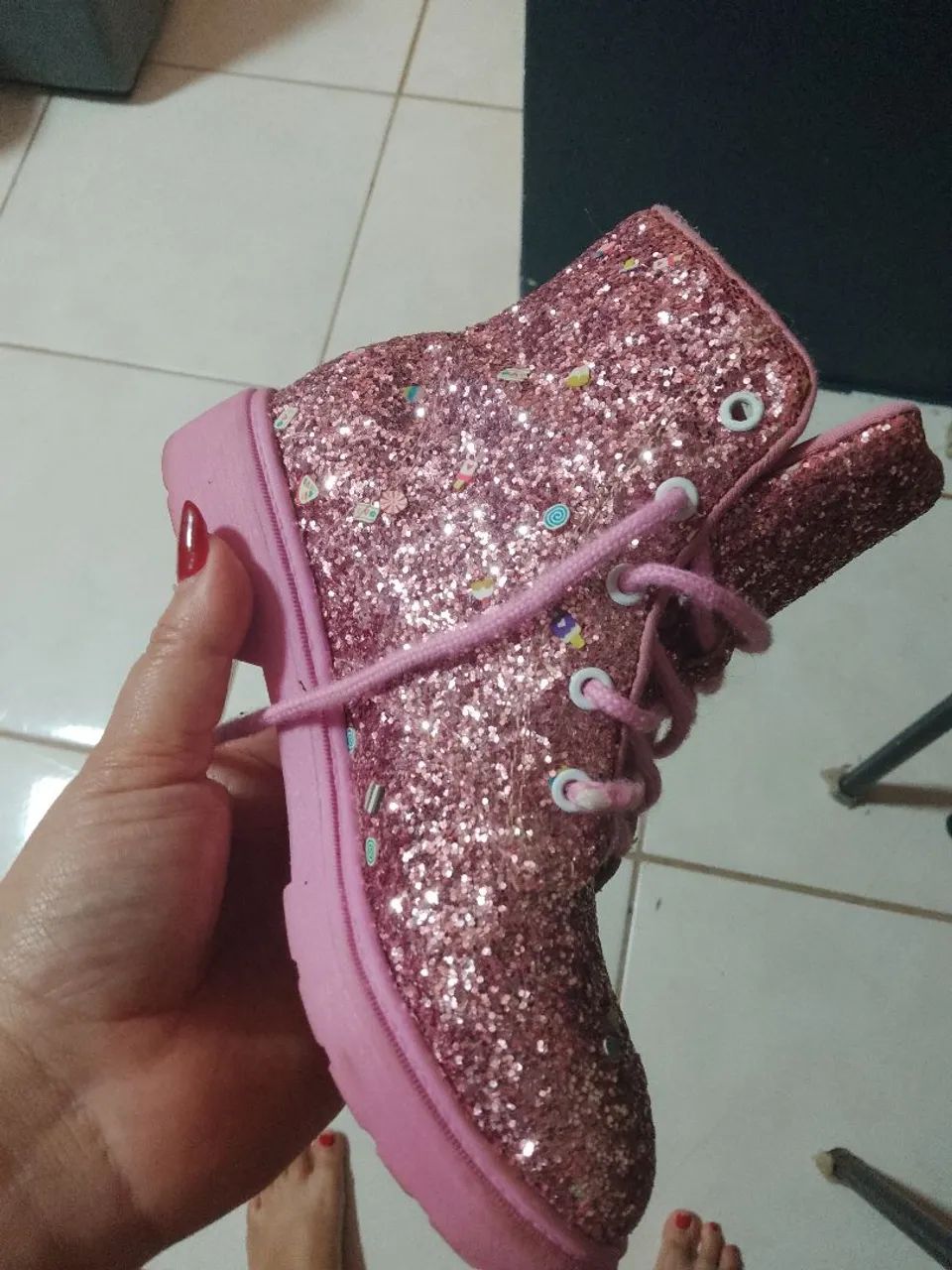 Bota infantil e sandalia - Foto 3