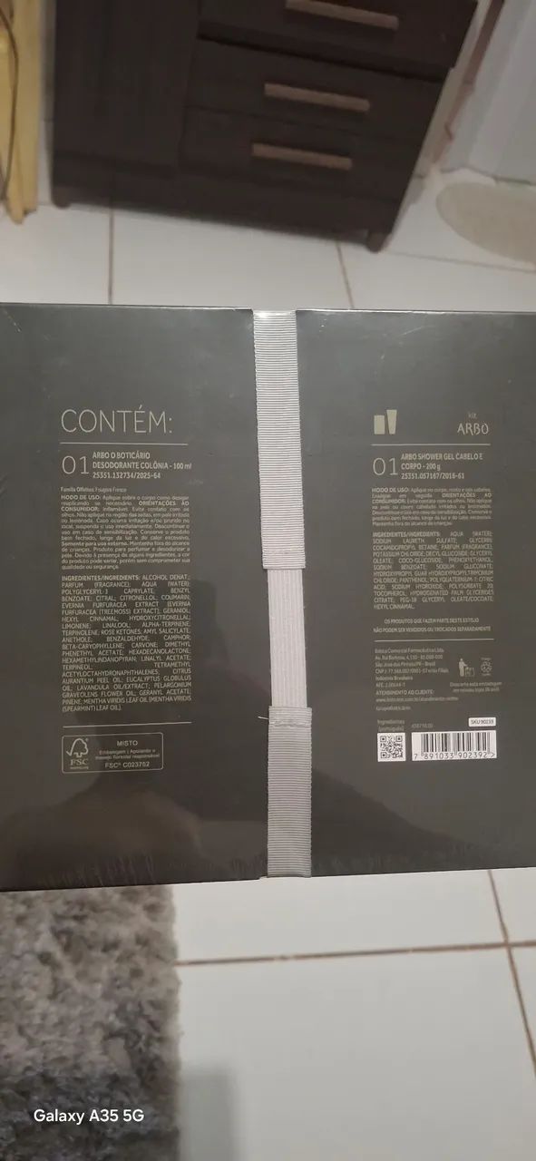 Vendo Kit perfume ARBO com shampoo. - Foto 3