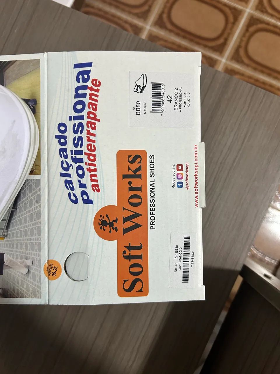 SAPATO SOFTWORKS BRANCO - 42 - Foto 4