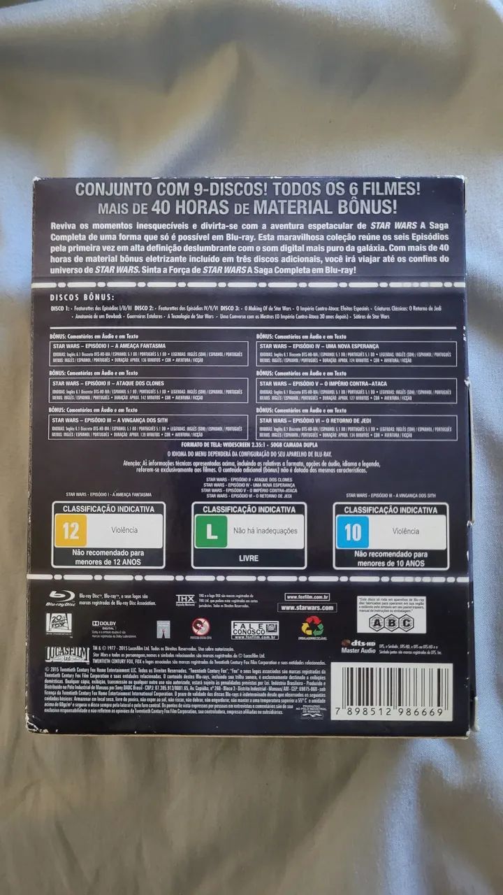 Dvd edicao especial  Complete Edition Star Wars - Foto 3
