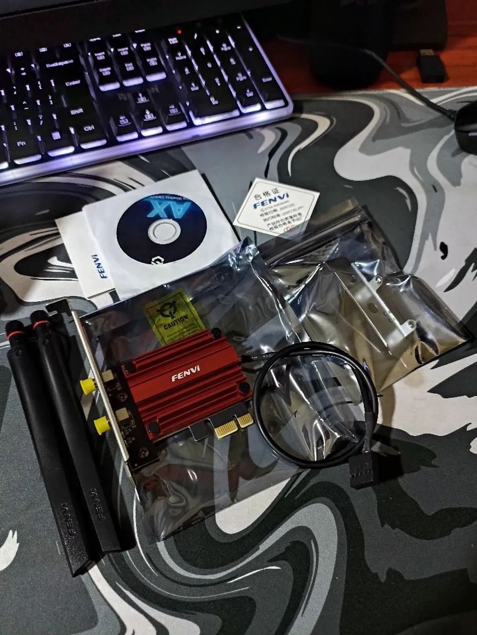 PLACA DE REDE FENVI AXE3000 - Foto 3